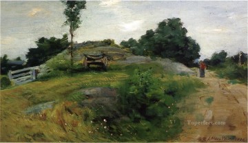  Weir Deco Art - Connecticut Scene impressionist landscape Julian Alden Weir